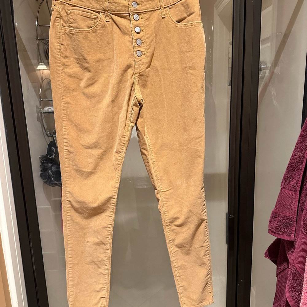 Levi’s corduroy yellowish gold pants. Great condition.